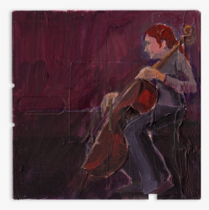 Acrylic And Collage On Floppy Disks - Painting