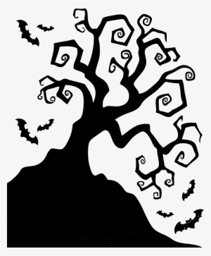 Silhouettes Di Halloween - Halloween Tree Silhouette
