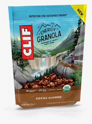 Cocoa Almond Packaging - Clif Energy Granola