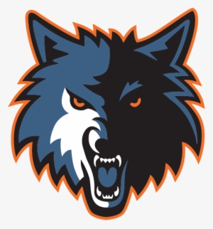 Wolves Logo Bobcats Colors Png - Minnesota Timberwolves Logo Red