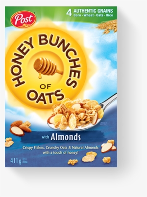 Honey Bunches Of Oats With Almonds - Post Honey Bunches Of Oats Honey Roasted