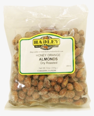 Honey Orange Almonds, Dry Roasted - Hadley Fruit Orchards