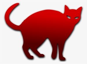 Clip Royalty Free Library Clip Art Image Illustration - Red Cat Clipart