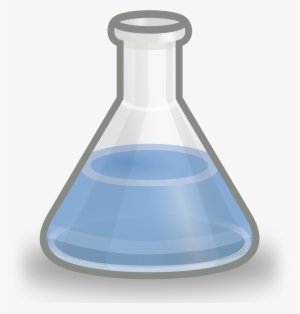 Open - Conical Flask Blue