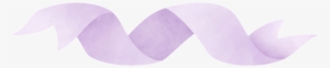 Delicate Purple Ribbon Transparent - Construction Paper