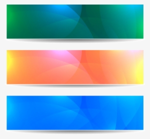 Web Banner Poster - Color Banner Vector Png