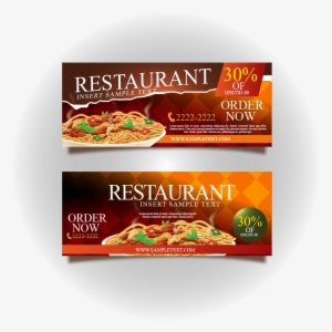 Coreldraw Free Banner Vector Download - Banner Restaurante