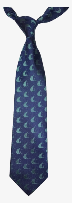 Contender Navy W - Transparent Neck Tie