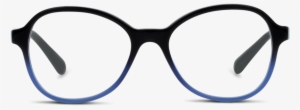 Lunettes De Vue Chanel 3340 1558 Black Gradient Blue - ジンズ ジュニア デコレート