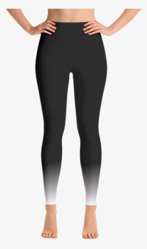 Black Gradient Yoga Leggings