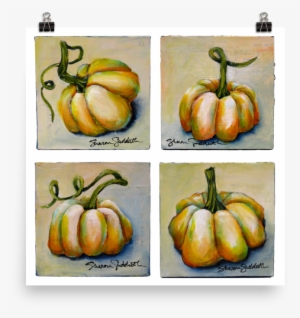 Pumpkin Series Of 4 Mockup Transparent Transparent