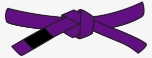 Bow Svg Purple - Karate Red Belt Png