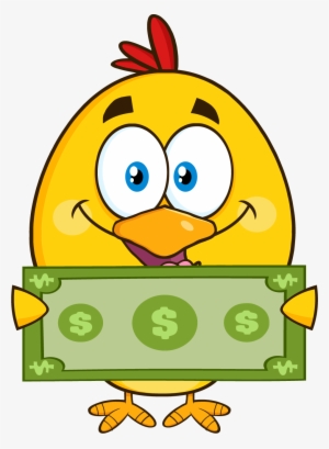 Png Royalty Free Rf Clipart Illustration Cute Yellow - Cartoon Animals With Money