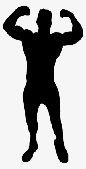 Free Png Muscle Man Bodybuilder Silhouette Png Images - Man Silhouette Body Builder