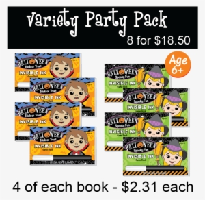Party Pack Ages 6 - Halloween