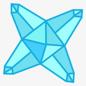 Crystal Clipart Ice Crystal - Mlp Crystal Star Cutie Mark