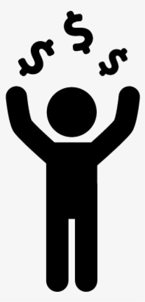 Man With Money Vector - Icon