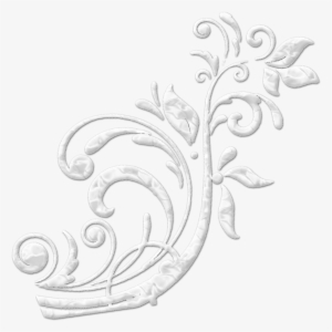 Adornos Y Colgantes Dorados Y Plateados Png - Flores Plateadas Png