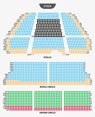 Lyceum Theatre Seating Map - Lyceum Theatre Seating Plan