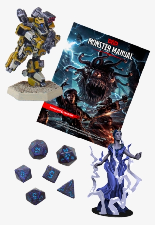 From Books, Game Mats, Dice, Paints, Modules, Miniatures - Poster