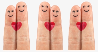 Love Heart On Fingers Png Image - Love