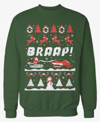 Braap Snowmobile Holidays - Gay Ugly Christmas Sweaters