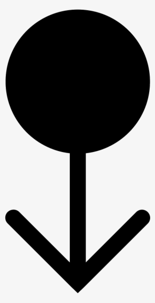 Swipe Down Filled Icon - Sign