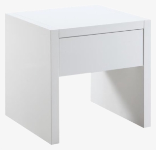 Glossy White End Table - Coffee Table
