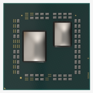 A Render Of The Amd Ryzen 3000 Series Processor Without - 3rd Gen Ryzen Demo Die