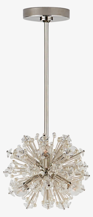 Dickinson Mini Chandelier In Polished Nickel Design - Ceiling Fixture