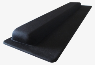Apoio De Teclado Ergonômico Tecido Preto Sem Impressão