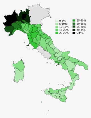 Literacy Rates In Italy, - Italy Map