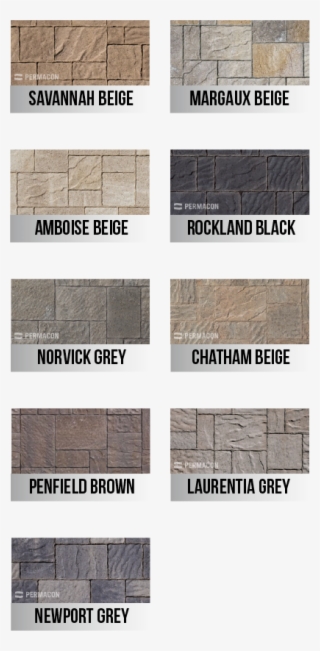 Trafalgar Pavers - Permacon Trafalgar Paver Colours