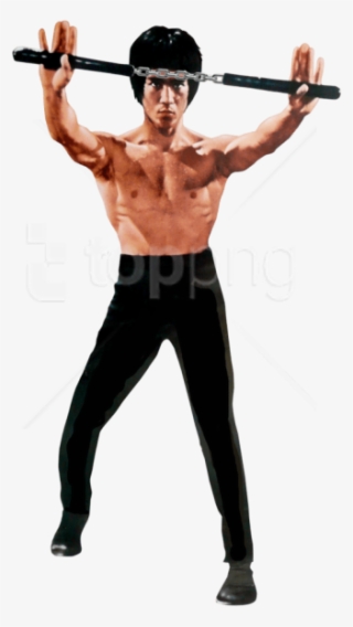 Free Png Bruce Lee Png - Bruce Lee Nunchucks Poster