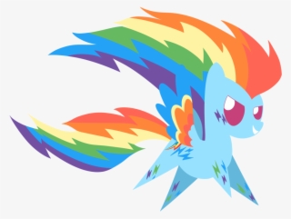 Rainbow Rainbow Dash By Dragonfoorm - Cartoon