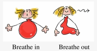 Png Black And White Relax Deep Free On Dumielauxepices - Deep Breathing Clip Art