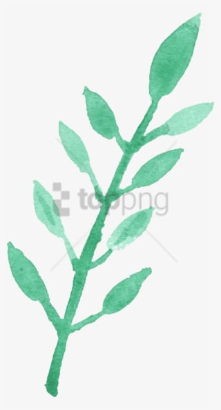 Free Png Watercolour Leaf Png Image With Transparent - Watercolor Leaf Clip Art