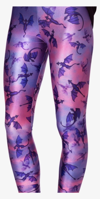 Here Be She Dragons Leggings By Black Milk Clothing - Tights