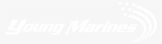 Logo Primary White Png, Young Marines With Swoosh In - Darkness