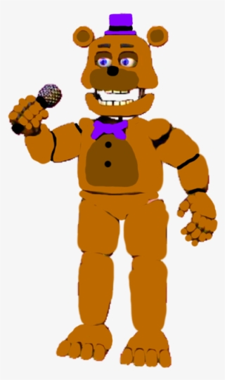 This Is A Custom Made Fredbear I Made - Five Nights At Freddy's 6 Rockstar Freddy