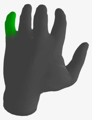 Left Little, Hand Open - Waving