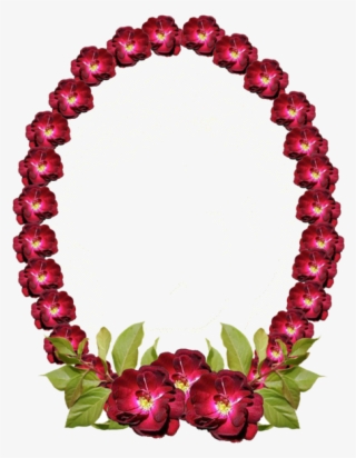 Molduras Ovais Com Flores