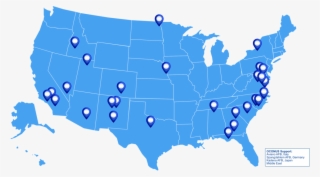 Aoce Has A Presence Across The United States And Overseas - American League Vs National League Map