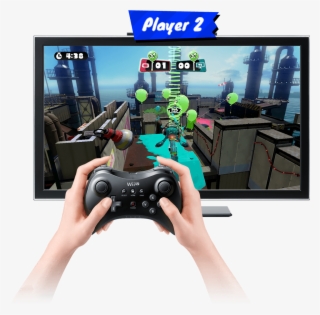 Splatoon Wii U Online Multiplayer Game - Splatoon Wii U Player 2 Controller