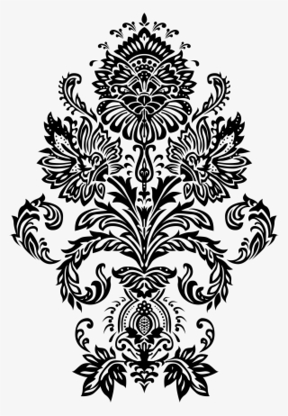Intricate Victorian Pattern, Victorian Design, Digi - Flower Victorian Pattern Vector