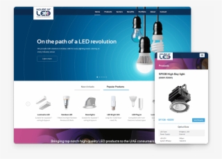 House Of Led Website Design - Online Advertising