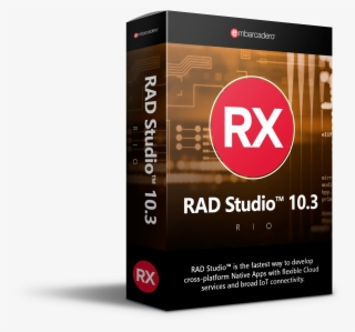 Product Box Mockup Rx Rio - Embarcadero Rad Studio 10.3