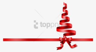 Free Png Christmas Ribbon Transparent Png Image With - Red Christmas Ribbon Png
