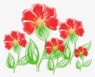 In Png File Red Flowers - Fire Lily