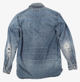 Vintage Denim Shirt - Long-sleeved T-shirt